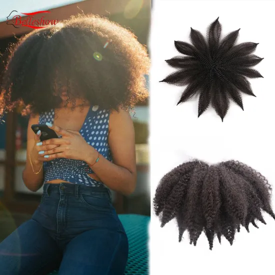 Hot sell  Twist Synthetic Braiding Hair Crochet Extensions Small marley hair Afro Kinky Marley Braids