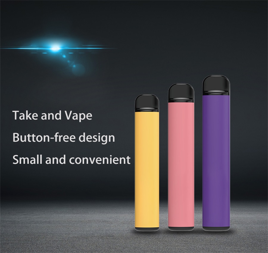 Disposable uniquement E-Cigs 600puffs Vape Stick