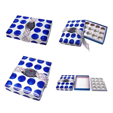 Top and Bottom Paper Box with Ribbon