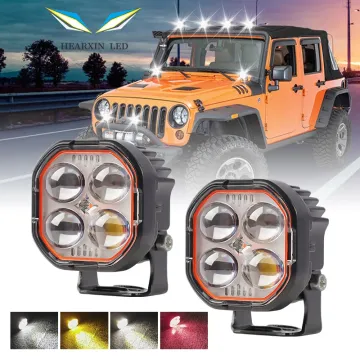 40W Super Bright 5D Mini LED Work Lights for Motorcycle