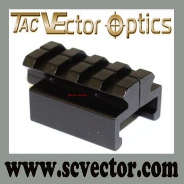 Vector Optics Sigma Pistol Rail Mount Adapter with 21mm Picatinny and Weaver Rails on Flashlight and Laser