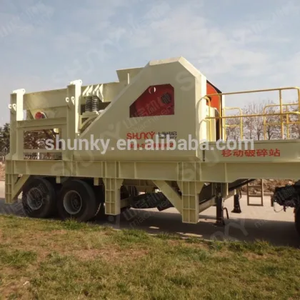 high quality komatsu mobile jaw crusher