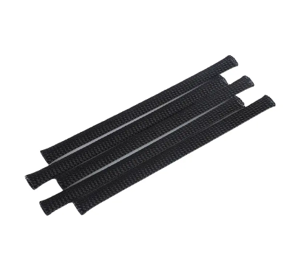 Manche extensible tressée en nylon flexible noir en gros