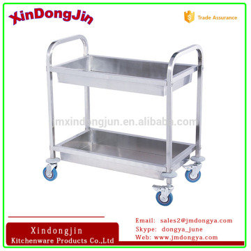BRD-S2 stainless steel collecting cart types of service dining room trolley