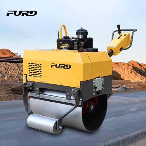 Small Walk-behind Vibratory Roller Asphalt Roller With Anti-collision Bar