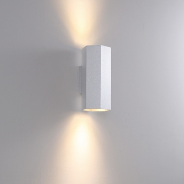 현대적인 디자인 알루미늄 실버 LED 실내 벽 라이트
