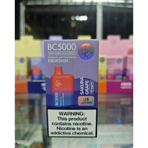 EB 디자인 BC5000 퍼프 전자 담배 vape uk