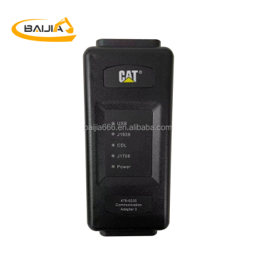 ET4 Communication Adapter Set for Excavator Replacement Parts - Diagnostic Tool (478-0235/4780235/3177485/317-7485)