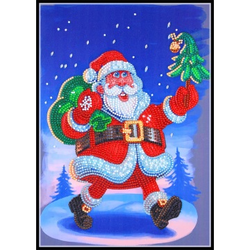 5d diamante pintura Santa Claus Atacado série de natal