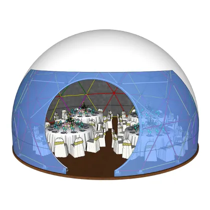 Outdoor Aluminum Frame Transparent PVC Igloo Event Tent