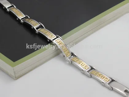 316L Stainless Steel I Love Jesus Bracelet Fashion Men's Bracelet Wholsale