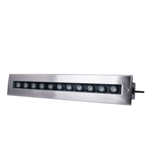 Outdoor IP68 12W waterproof recessed linear