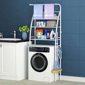 3-Tier Bathroom Corner Shelf Rack for Organizer and Storage