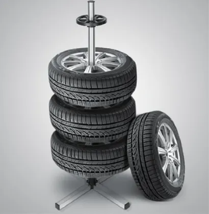TAR6110 Garage Tire Holder - 4 Wheel Tire Rack with 100kg Capacity