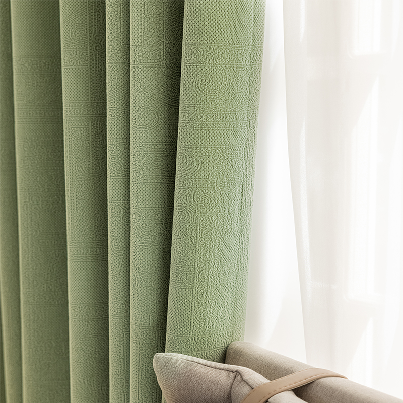 Anti-crease Jacquard Curtain