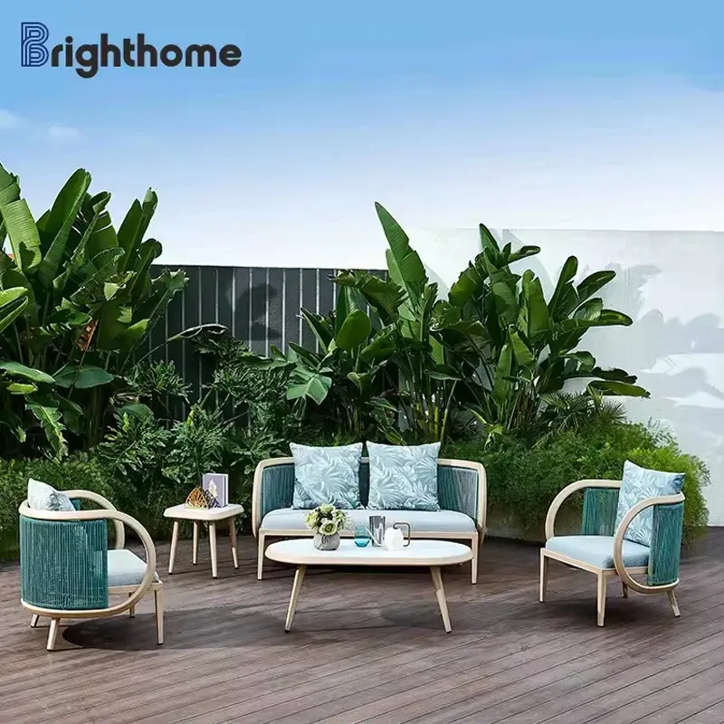 Modern Design Waterproof Aluminum Garden Sofa Set