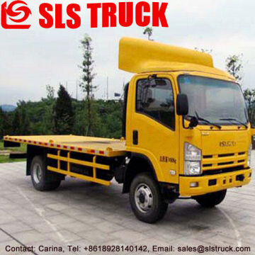 2 Axle cargo truck chassis Flat trailer