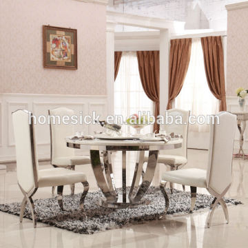 White Dining Round Table 138