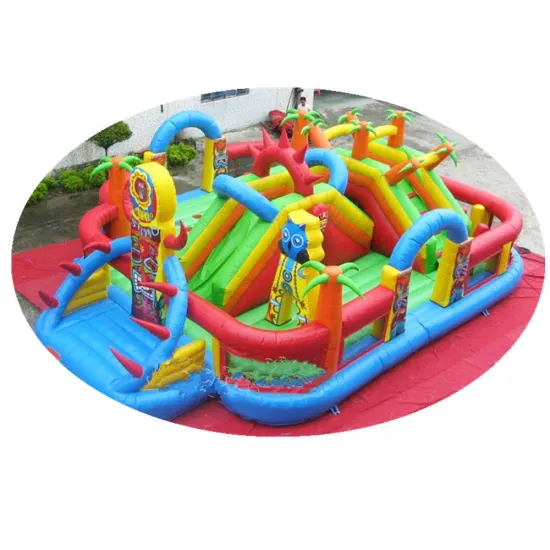 Factory pvc inflatable bouncy castle slide