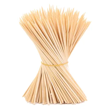 Bamboo Skewers Wooden BBQ Sticks for Barbecues Vegetables Fruits