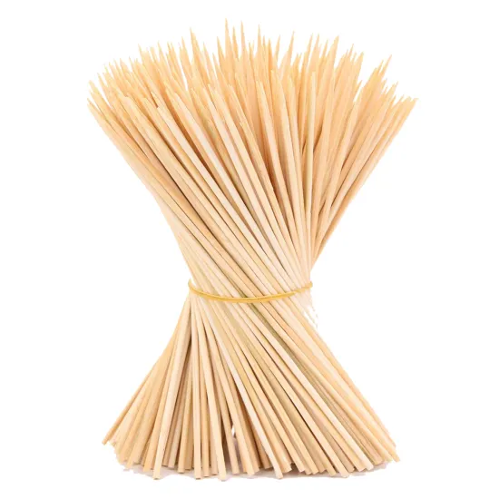 Bamboo Skewers Wooden BBQ Sticks for Barbecues Vegetables Fruits