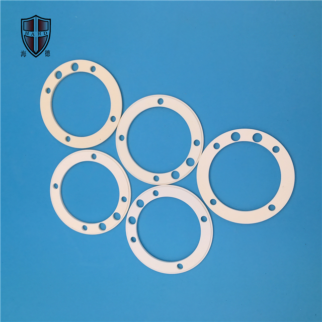 custom made alumina ceramic ring disc flange