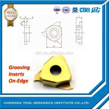 vertical triangle grooving inserts turning insert