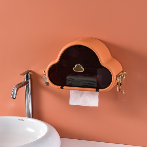 Boîte porte-papier hygiénique adhésif étanche