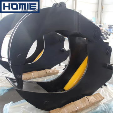 HOMIE Forestry Machine: Tree Stump Remover and Log Cutting Attachment for 12-15 Ton Excavators