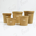 Kraft Soup Bowl Disposable Kraft Paper Bowl Salad Paper Bowl Manufactory