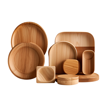 Special-Shape Customized Irregular Black Walnut Wood Plate for Business Gifts