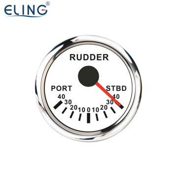 ELING 52mm Rudder Angle Indicator with 7-Color Backlight for Marine Vessels