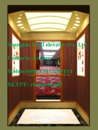 Shanghai FUJI Hairline steel stainless passenger elevator