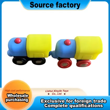 Mini Plastic Train Car Toy Accessory