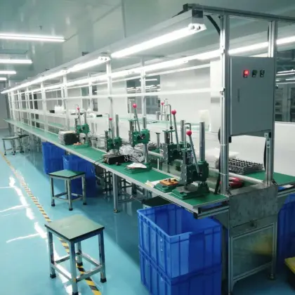Custom Industrial Moving Rubber Belt Conveyor Systems