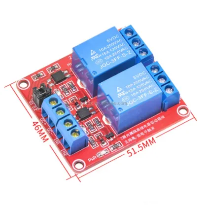 5V 12V 24V Relay Module with Optocoupler Isolation