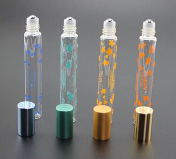 3ml colorful UV roll on perfume glass bottle 5ml roll on bottle