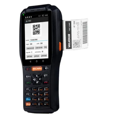 Rugged PDA scanner with printer for law enforcement
