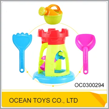 Kids toy sand palstic beach buckets mini sand castle moulds toy OC0300294