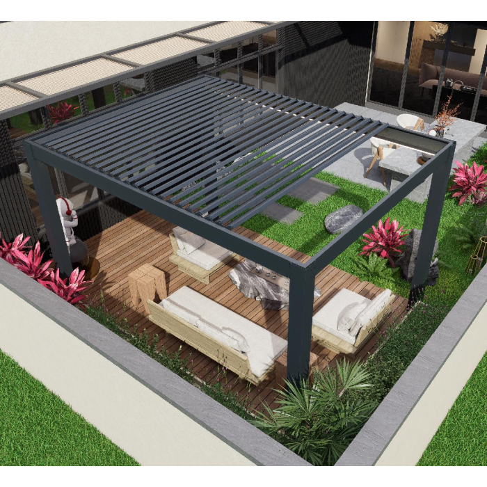 Şiddetli Rüzgarlar için 180 Serisi Alüminyum Pergola