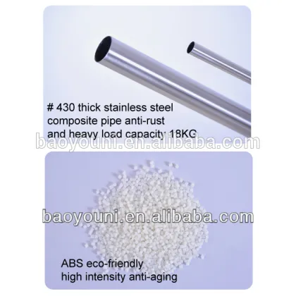 BYN shower curtain rod magnetic curtain rod swivel curtain rod DQ-0124