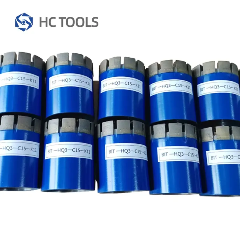 Durable Impregnated Diamond Core Drill Bits for Geological Drilling