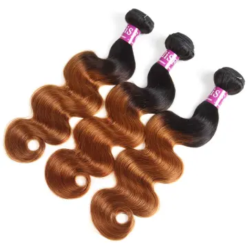 SPARK 10A Ombre Body Wave Bundles Honey Brown 1b/30 Human Hair Bundles Ombre Brazilian Virgin Hair Weave Bundles 3