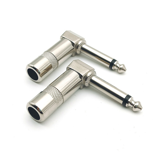 6.35mm Mono Phone Plug Guitar Audio Cable Connector