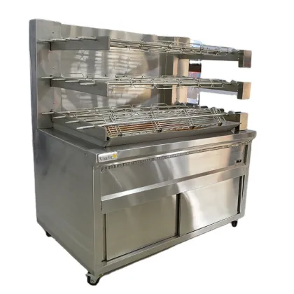 Grill Machine for Large Chicken Wings in Restaurant Kitchens