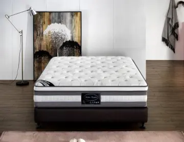 Queendom Luxury Memory Foam Pocket Spring Bed Mattress
