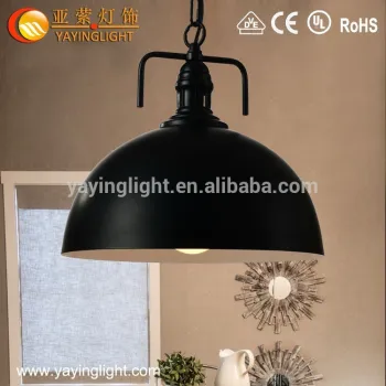Loft light Indoor droplight industrial ,vintage industrial black wrought iron chandelier