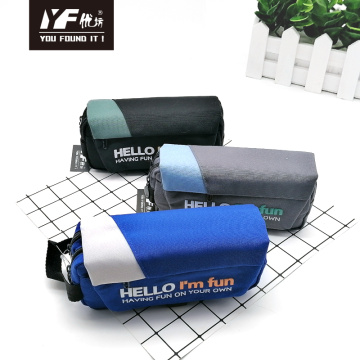 Custom Fashion Hello Style Canvas Big Pencil Case &amp; Bag Multifunctional Bag