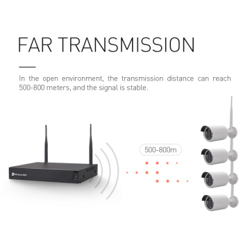 Sistema de vigilancia de CCTV NVR Cámara de red de 8ch