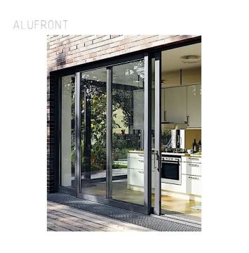 Aluminum Sliding Doors for Balcony and Patio Exterior Glass Sliding Door
